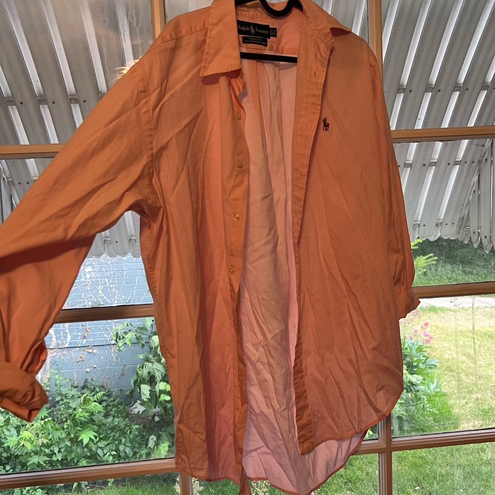 Pink Ralph Lauren button up